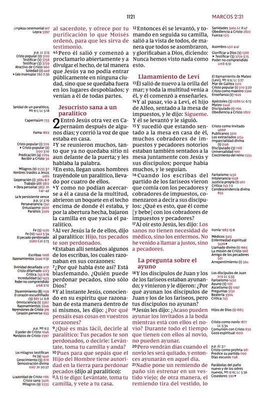 RVR 1960 Biblia de Referencia Thompson, Imitación Piel, Café Con Índice Y Cierre - Imagen 9