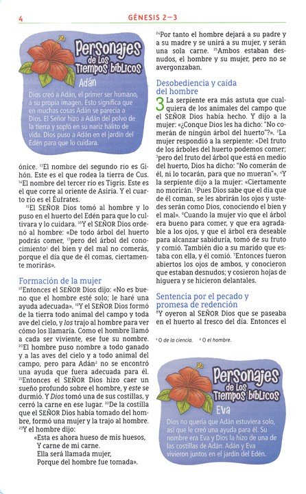 NBLA Biblia Aventura, Imitación Piel Azul, Interior A Color, Con Cierre, Edición Especial - Imagen 6