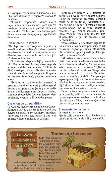 NBLA Biblia Aventura, Imitación Piel Azul, Interior A Color, Con Cierre, Edición Especial - Imagen 9