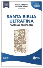 Alternative view of NVI, Santa Biblia, Texto Revisado 2022, Tamaño Compacto, Tapa Dura,Tela Floral Gray, Palabras De Jesús En Rojo, Comfort Print