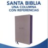 NVI, Santa Biblia, Texto Revisado 2022, Una Columna Con Referencias, Piel Reciclada, Palabras de Jesús En Rojo, Gris, Comfort Print  Edición Especial