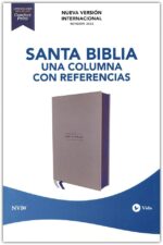 Alternative view of NVI, Santa Biblia, Texto Revisado 2022, Una Columna Con Referencias, Piel Reciclada, Palabras de Jesús En Rojo, Gris, Comfort Print  Edición Especial