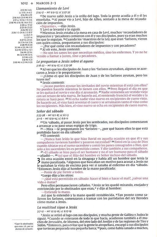 NVI, Santa Biblia, Texto Revisado 2022, Una Columna Con Referencias, Piel Reciclada, Palabras de Jesús En Rojo, Gris, Comfort Print Edición Especial - Imagen 9