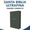 NVI, Santa Biblia, Texto Revisado 2022, Tamaño Compacto, Piel Reciclada, Verde, Con Cierre, Palabras De Jesús En Rojo, Comfort Print