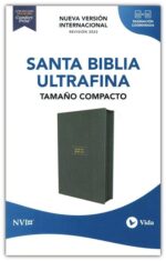 Alternative view of NVI, Santa Biblia, Texto Revisado 2022, Tamaño Compacto, Piel Reciclada, Verde, Con Cierre, Palabras De Jesús En Rojo, Comfort Print
