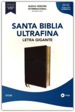 Alternative view of NVI Santa Biblia Ultrafina, Letra Gigante, Imitación Piel Negro