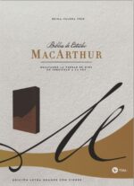 RVR60, Biblia De Estudio MacArthur, Letra Grande, Imitación Piel Café, Con Índice Y Cierre