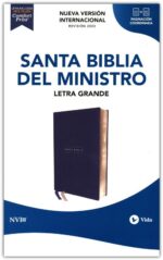 Alternative view of NVI Santa Biblia Edición de Ministro, Imitación Piel Azul Marino Con Índice
