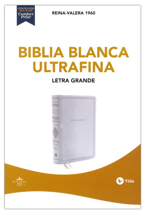 RVR60 Biblia Ultrafina Letra Grande Blanca - Imagen 2
