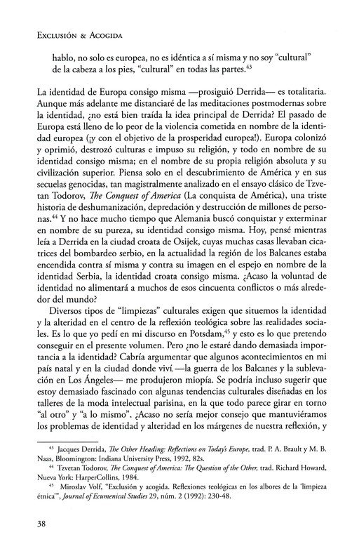 Exclusión Y Acogida - Tapa Blanda - Miroslav Volf - Imagen 9