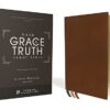 NASB, The Grace and Truth Study Bible, Premium Goatskin Leather, Brown, Premier Collection, Black Letter, 1995 Text, Art Gilded Edges, Comfort Print - Imagen 11