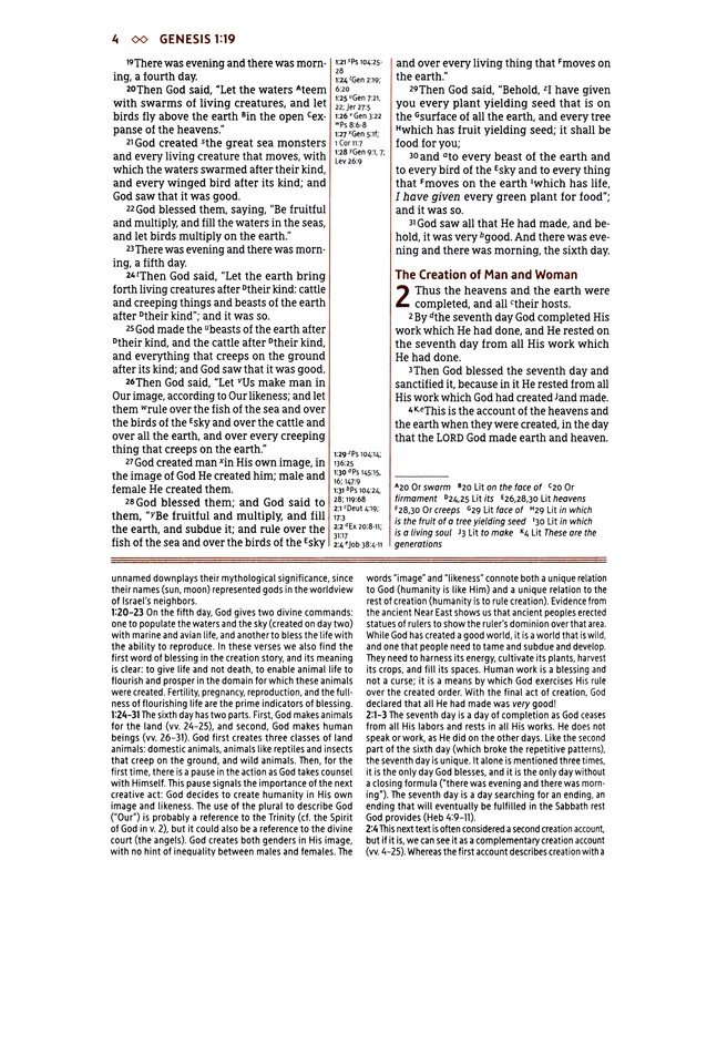 NASB, The Grace and Truth Study Bible, Premium Goatskin Leather, Brown, Premier Collection, Black Letter, 1995 Text, Art Gilded Edges, Comfort Print - Imagen 5