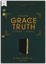 Alternative view of NASB, The Grace and Truth Study Bible, European Bonded Leather, Black, Red Letter, 1995 Text, Thumb Indexed, Comfort Print