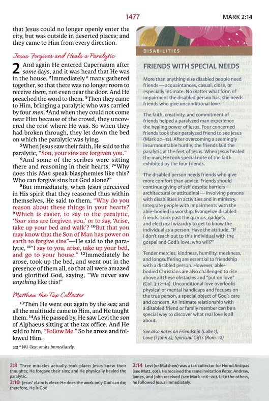 NKJV, The Woman's Study Bible, Genuine Leather, Black, Red Letter, Full-Color Edition, Thumb Indexed : Receiving God's Truth for Balance, Hope, and Transformation - Imagen 9