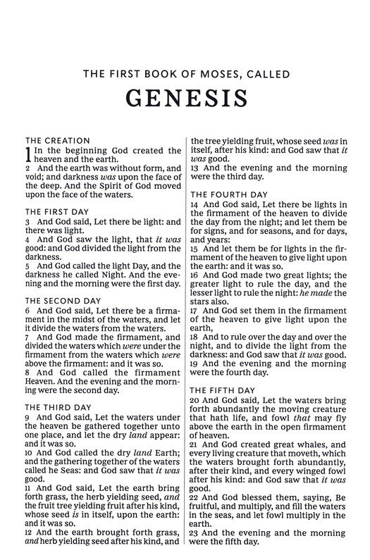 KJV, Thinline Bible, Large Print, Premium Goatskin Leather, Black, Premier Collection, Red Letter, Comfort Print : Holy Bible, King James Version - Imagen 4