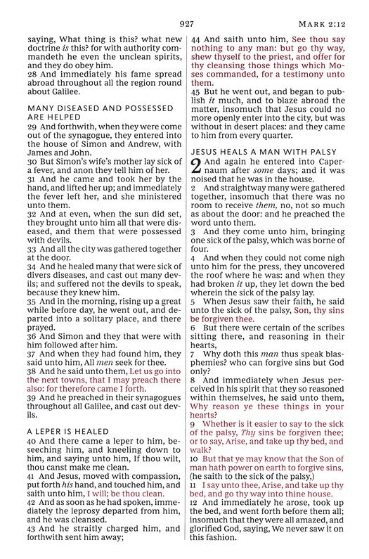 KJV, Thinline Bible, Large Print, Premium Goatskin Leather, Black, Premier Collection, Red Letter, Thumb Indexed, Comfort Print : Holy Bible, King James - Imagen 8