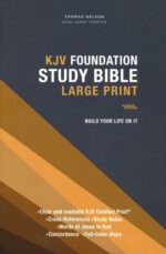 KJV, Foundation Study Bible, Large Print, Hardcover, Red Letter, Comfort Print : Holy Bible, King James Version