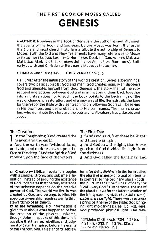 KJV, Foundation Study Bible, Large Print, Hardcover, Red Letter, Comfort Print : Holy Bible, King James Version - Imagen 4