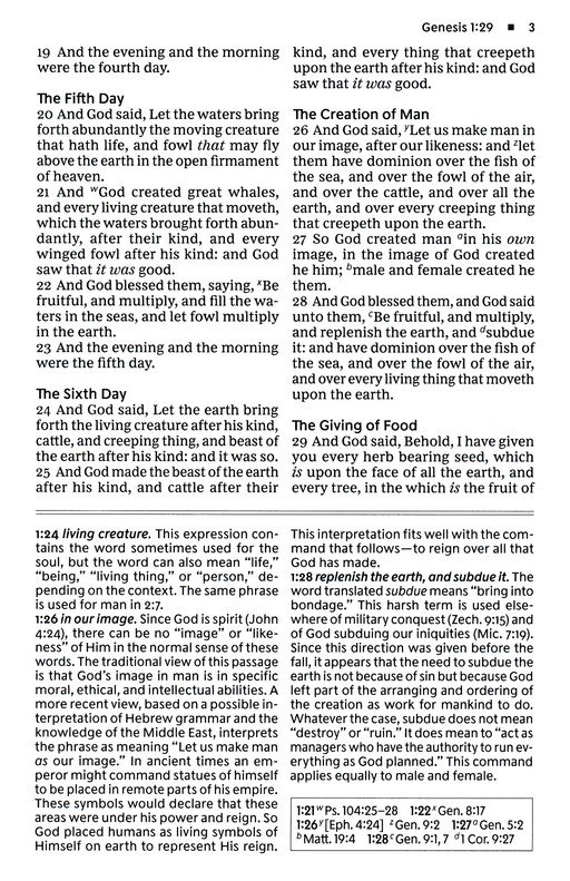KJV, Foundation Study Bible, Large Print, Hardcover, Red Letter, Comfort Print : Holy Bible, King James Version - Imagen 6