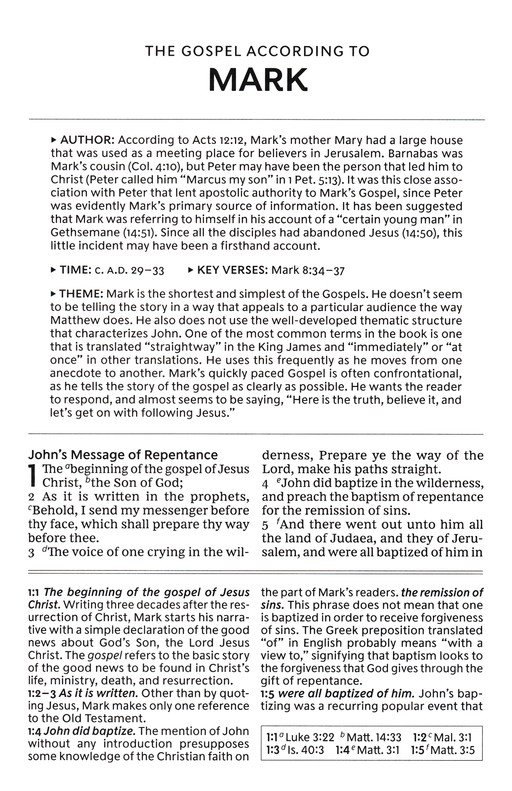 KJV, Foundation Study Bible, Large Print, Hardcover, Red Letter, Comfort Print : Holy Bible, King James Version - Imagen 7