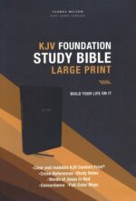Alternative view of KJV, Foundation Study Bible, Large Print, Leathersoft, Black, Red Letter, Comfort Print : Holy Bible, King James Version