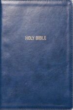 NKJV, Foundation Study Bible, Large Print, Leathersoft, Blue, Red Letter, Thumb Indexed, Comfort Print : Holy Bible, New King James Version