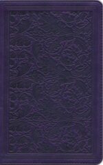 NKJV, Personal Size Reference Bible, Sovereign Collection, Leathersoft, Purple, Red Letter, Thumb Indexed, Comfort Print : Holy Bible, New King James