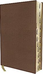 ESV, Thompson Chain-Reference Bible, Leathersoft, Brown, Red Letter, Thumb Indexed