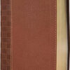 NIrV, Giant Print Compact Bible, Leathersoft, Brown, Comfort Print