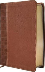 NIrV, Giant Print Compact Bible, Leathersoft, Brown, Comfort Print