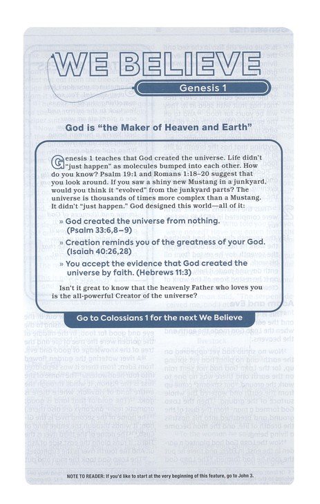NIV, Teen Study Bible, Leathersoft, Blue, Comfort Print - Imagen 7