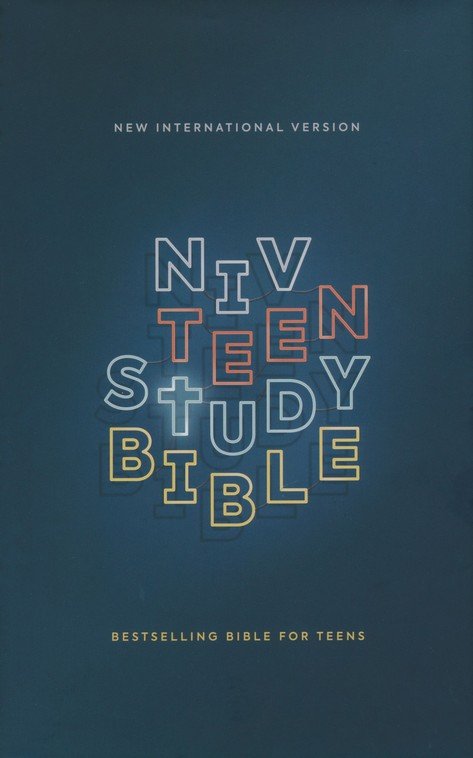 NIV, Teen Study Bible, Hardcover, Navy, Comfort Print - Imagen 2