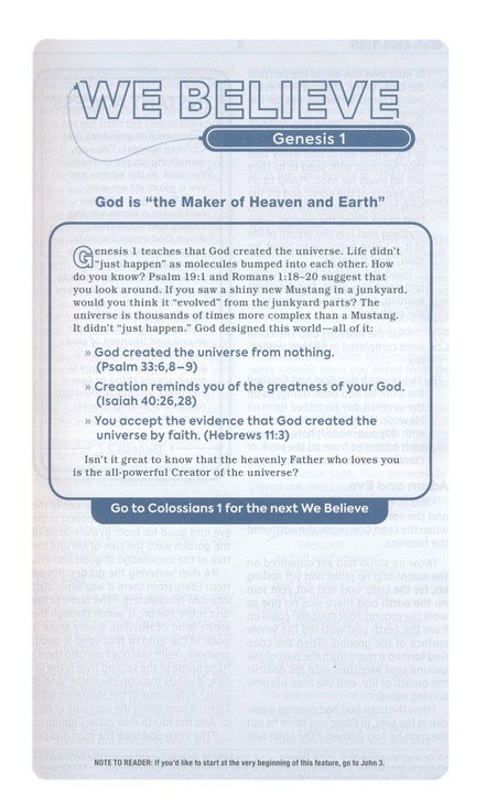 NIV, Teen Study Bible, Hardcover, Navy, Comfort Print - Imagen 4