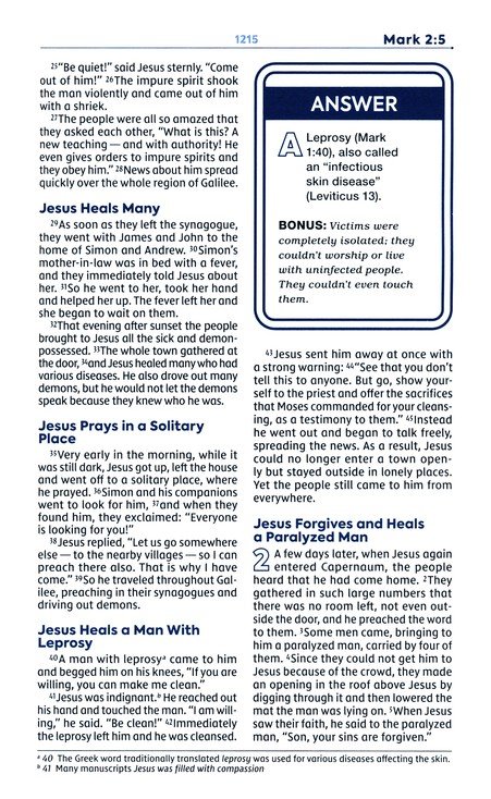 NIV, Teen Study Bible, Hardcover, Navy, Comfort Print - Imagen 7