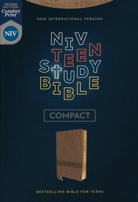 NIV, Teen Study Bible, Compact, Leathersoft, Brown, Comfort Print - Imagen 2