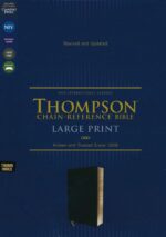 Alternative view of NIV, Thompson Chain-Reference Bible, Large Print, European Bonded Leather, Black, Thumb Indexed, Red Letter, Comfort Print