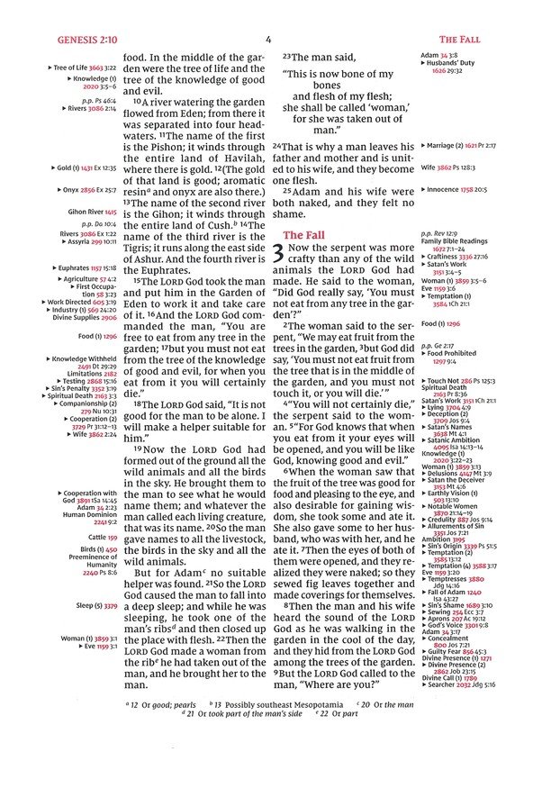 NIV, Thompson Chain-Reference Bible, Large Print, European Bonded Leather, Black, Thumb Indexed, Red Letter, Comfort Print - Imagen 6