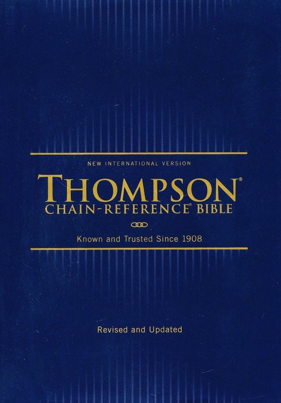 NIV, Thompson Chain-Reference Bible, Hardcover, Navy, Red Letter, Comfort Print - Imagen 2