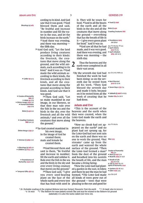 NIV, Thompson Chain-Reference Bible, Hardcover, Navy, Red Letter, Comfort Print - Imagen 4