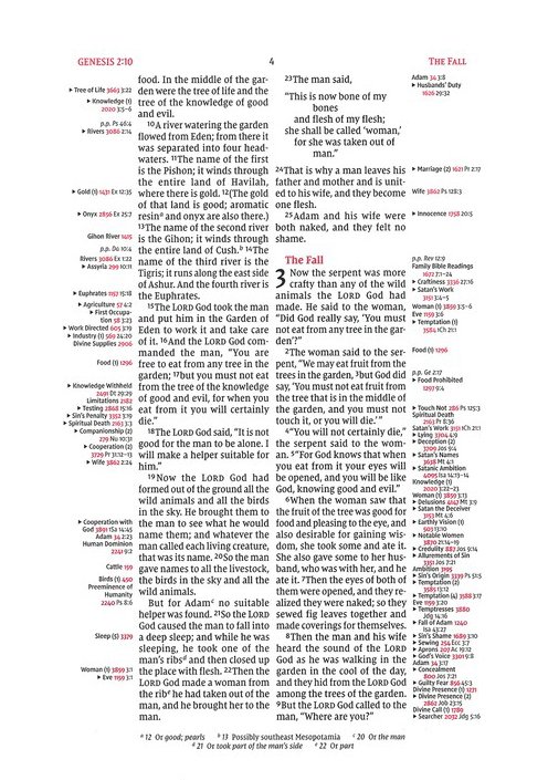 NIV, Thompson Chain-Reference Bible, Hardcover, Navy, Red Letter, Comfort Print - Imagen 5