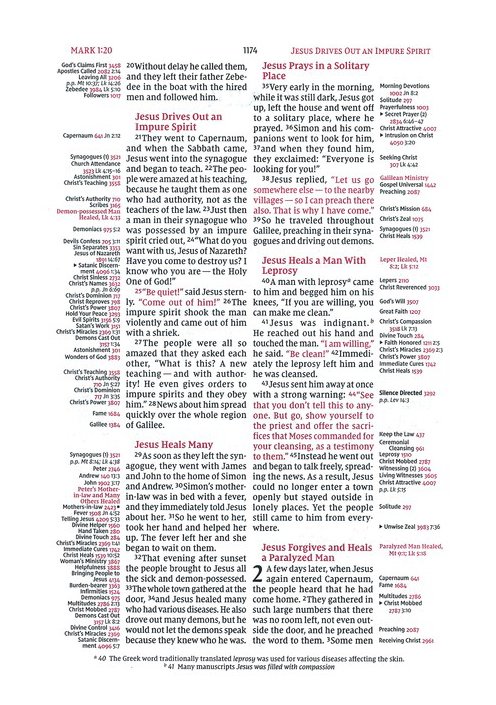 NIV, Thompson Chain-Reference Bible, Hardcover, Navy, Red Letter, Comfort Print - Imagen 7