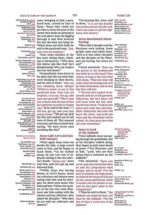 NIV, Thompson Chain-Reference Bible, Hardcover, Navy, Red Letter, Comfort Print - Imagen 8