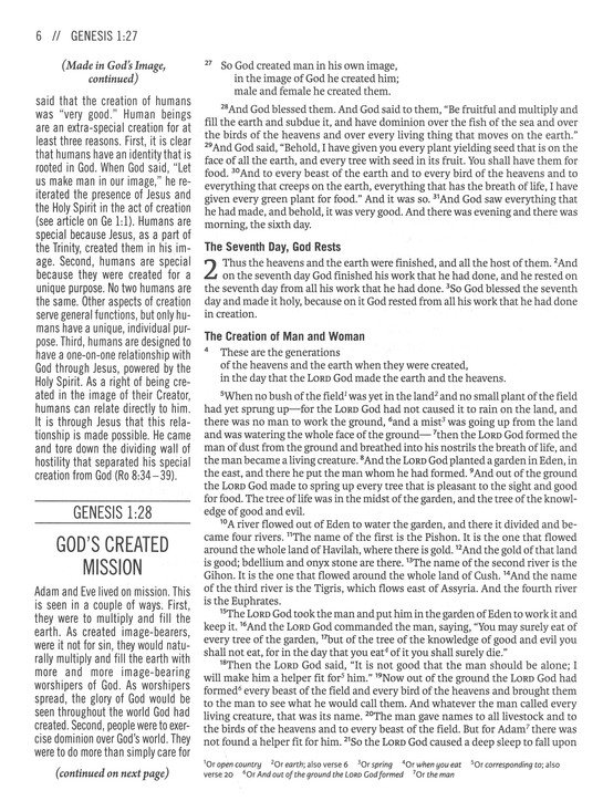 The Jesus Bible Artist Edition, ESV, Leathersoft, Peach Floral - Imagen 5