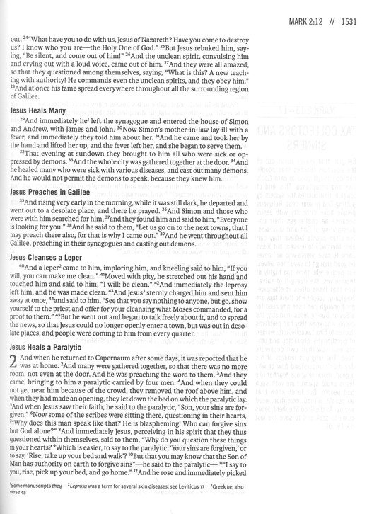 The Jesus Bible Artist Edition, ESV, Leathersoft, Peach Floral - Imagen 8