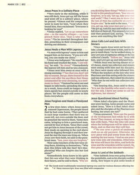NIV, Artisan Collection Bible, Leathersoft, Multi-color/Cream, Red Letter, Comfort Print - Imagen 8