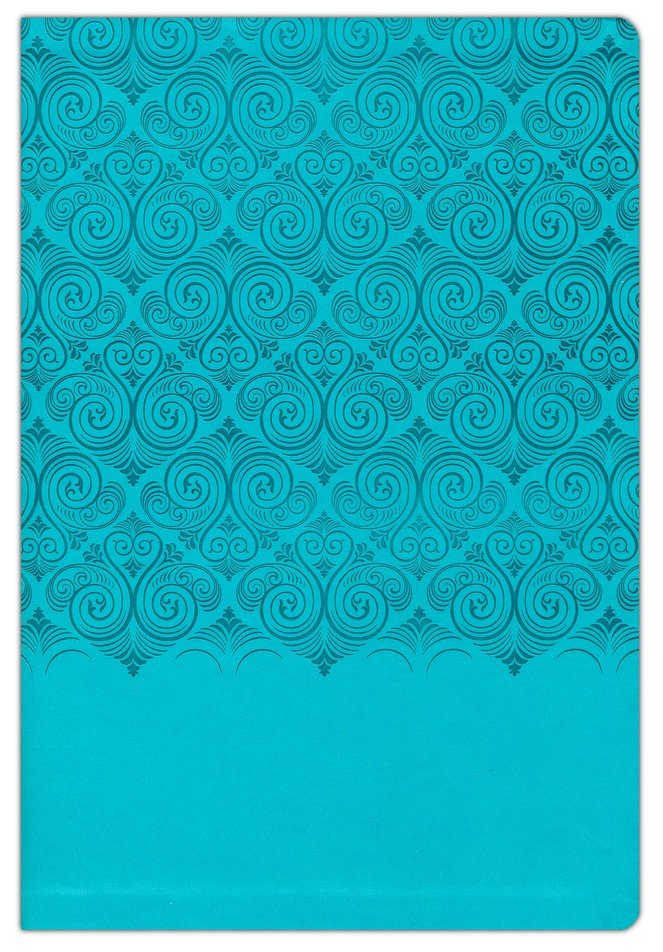 NIV, Super Giant Print Reference Bible, Leathersoft, Teal, Red Letter, Thumb Indexed, Comfort Print - Imagen 3