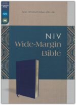 Alternative view of NIV, Wide Margin Bible, Leathersoft, Navy, Red Letter, Comfort Print