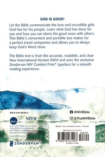 NIV, Holy Bible, Compact, Paperback, Multi-Color, Comfort Print - Imagen 9
