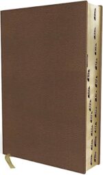 NASB, Thompson Chain-Reference Bible, Leathersoft, Brown, Red Letter, 1977 Text, Thumb Indexed