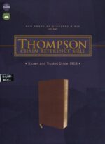 Alternative view of NASB, Thompson Chain-Reference Bible, Leathersoft, Brown, Red Letter, 1977 Text, Thumb Indexed